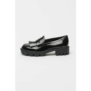 Pantofi loafer din piele ecologica Missa - Negru imagine