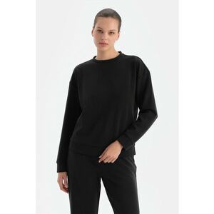 Bluza de trening lejera din amestec de modal - Negru imagine