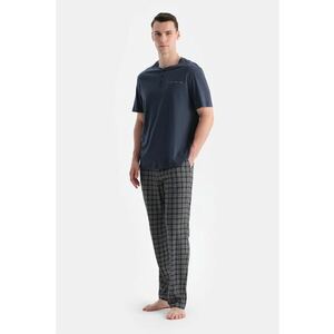 Pijama cu fenta cu nasturi - Multicolor imagine