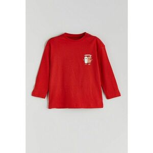 Bluza cu imprimeu grafic - Rosu imagine