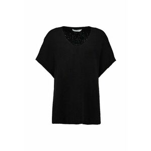 Bluza lejera cu maneci scurte - Negru imagine
