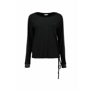 Bluza cu detalii stralucitoare - Negru imagine