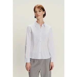 Camasa slim fit din amestec de bumbac - Alb optic imagine