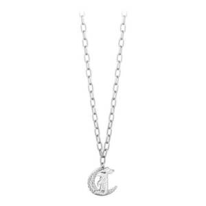 Colier cu talisman logo - Argintiu imagine