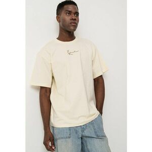 Tricou regular fit cu imprimeu pe spate - Grej/Bej deschis imagine