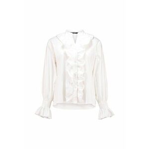 Bluza cu volane - Alb imagine