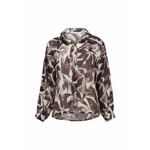 Camasa regular fit cu model - Maro cognac/Alb fildes imagine