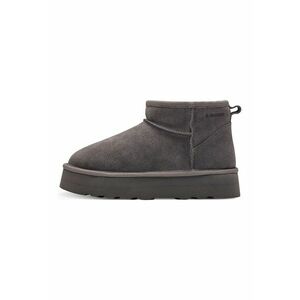 Ghete slip-on de piele intoarsa - Gri inchis imagine