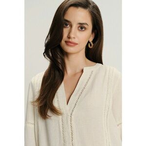 Bluza-tunica lejera - Bej imagine