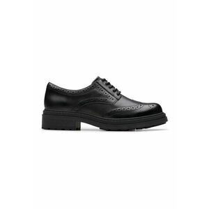 Pantofi Brogue de piele - Negru imagine