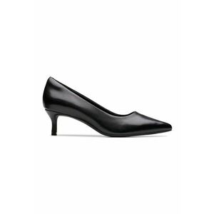 Pantofi de piele cu varf ascutit - Negru imagine