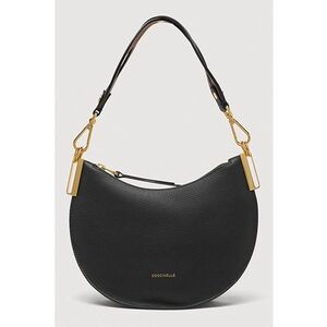 Geanta de piele cu bareta de umar Sunup - Negru imagine