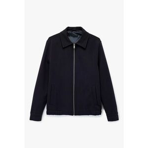 Jacheta uni cu buzunare laterale - Bleumarin imagine