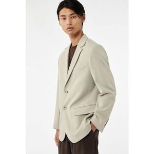 Sacou regular-fit uni - Maro nisip imagine