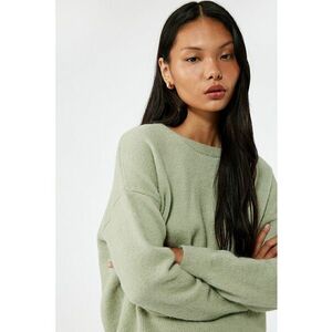 Pulover lejer crop - Verde pal imagine