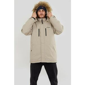 Parka impermeabila cu garnitura din blana sintetica Spirit - Gri deschis imagine
