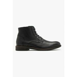 Ghete din piele Matt - Negru imagine