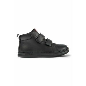 Tenisi mid-high de piele Runner Four 1729 - Negru imagine