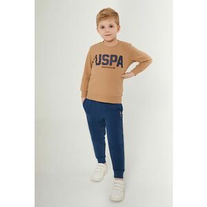 Set de imbracaminte cu logo - 2 piese - Albastru ultramarin/Portocaliu persan imagine