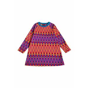 Rochie dreapta cu buline - Multicolor imagine