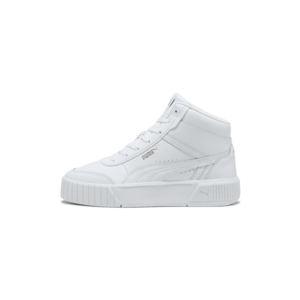 Pantofi sport mid-cut din piele Carina MIa - Alb optic imagine