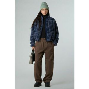 Geaca din material fleece cu imprimeu Extreme Pile - Bleumarin imagine