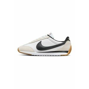 Pantofi sport Pacific cu logo si garnituri de piele intoarsa - Alb/Negru/Bej imagine