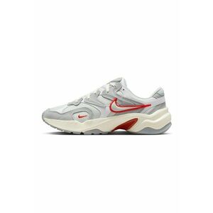Pantofi sport cu insertii din piele intoarsa - Rosu/Gri deschis imagine
