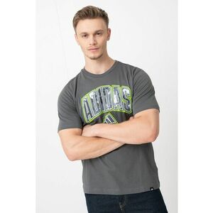 Tricou din bumbac Camo Script - Gri inchis imagine