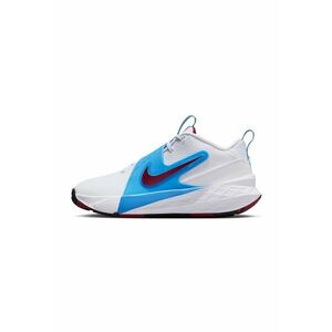 Pantofi Team Hustle D 12 pentru baschet - Alb murdar/Albastru/Violet pruna imagine