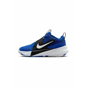 Pantofi Team Hustle D 12 pentru baschet - Alb/Negru/Albastru royal imagine