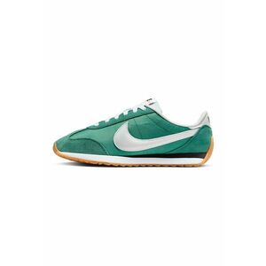 Pantofi sport Pacific cu logo si garnituri de piele intoarsa - Alb/Verde smarald imagine