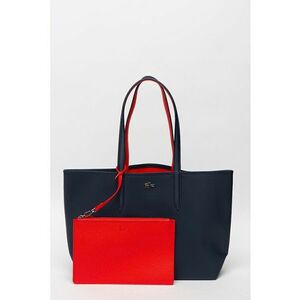Geanta shopper de piele ecologica - cu etui detasabil - Bleumarin imagine