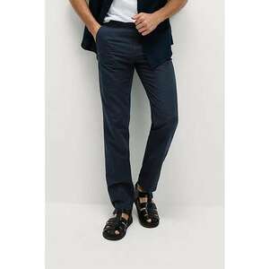 Pantaloni regular fit lungi - Albastru ultramarin imagine