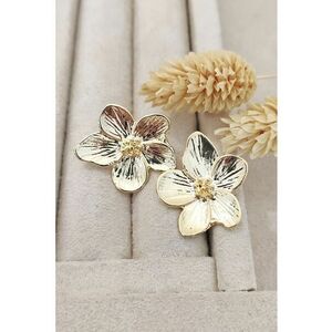 Cercei cu margarete - Auriu imagine