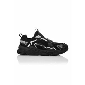 Pantofi sport low-cut Track King Mag - Negru/Argintiu imagine