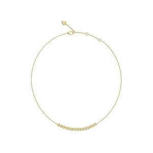 Colier cu cristale inima - Auriu imagine