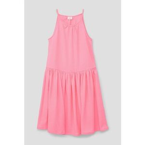 Rochie evazata - fara maneci - Roz imagine