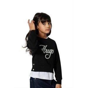 Bluza de trening cu imprimeu logo - Alb/Negru imagine