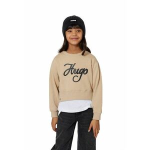 Bluza de trening cu imprimeu logo - Negru/Bej inchis imagine