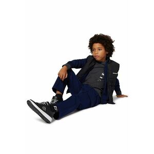 Pantaloni cargo cu croiala dreapta - Albastru indigo imagine