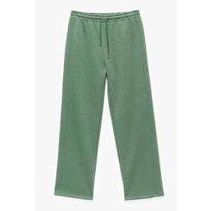 Pantaloni de trening drepti cu snur - Verde sparanghel imagine