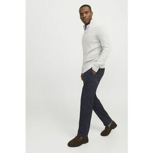 Pantaloni chino din amestec de bumbac - Albastru ultramarin imagine