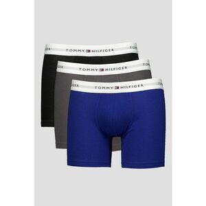Set de boxeri cu banda logo in talie - 3 perechi - Negru/Albastru royal/Gri inchis imagine