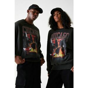 Bluza unisex de trening cu imprimeu - Gri inchis imagine