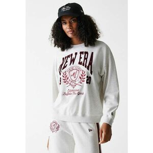 Bluza lejera de trening cu logo brodat - Gri deschis imagine