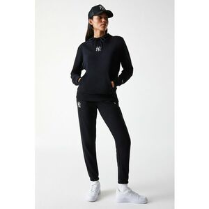 Pantaloni de trening din amestec de bumbac cu logo brodat - Negru imagine