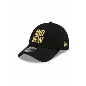 Sapca baseball cu text brodat - Negru/Galben imagine
