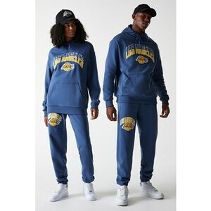 Pantaloni de trening unisex LA Lakers - Albastru pastel/Galben imagine