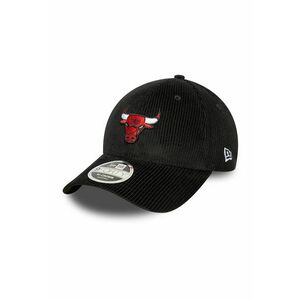 Sapca din reiat cu logo Chicago Bulls 9Forty - Rosu/Negru imagine